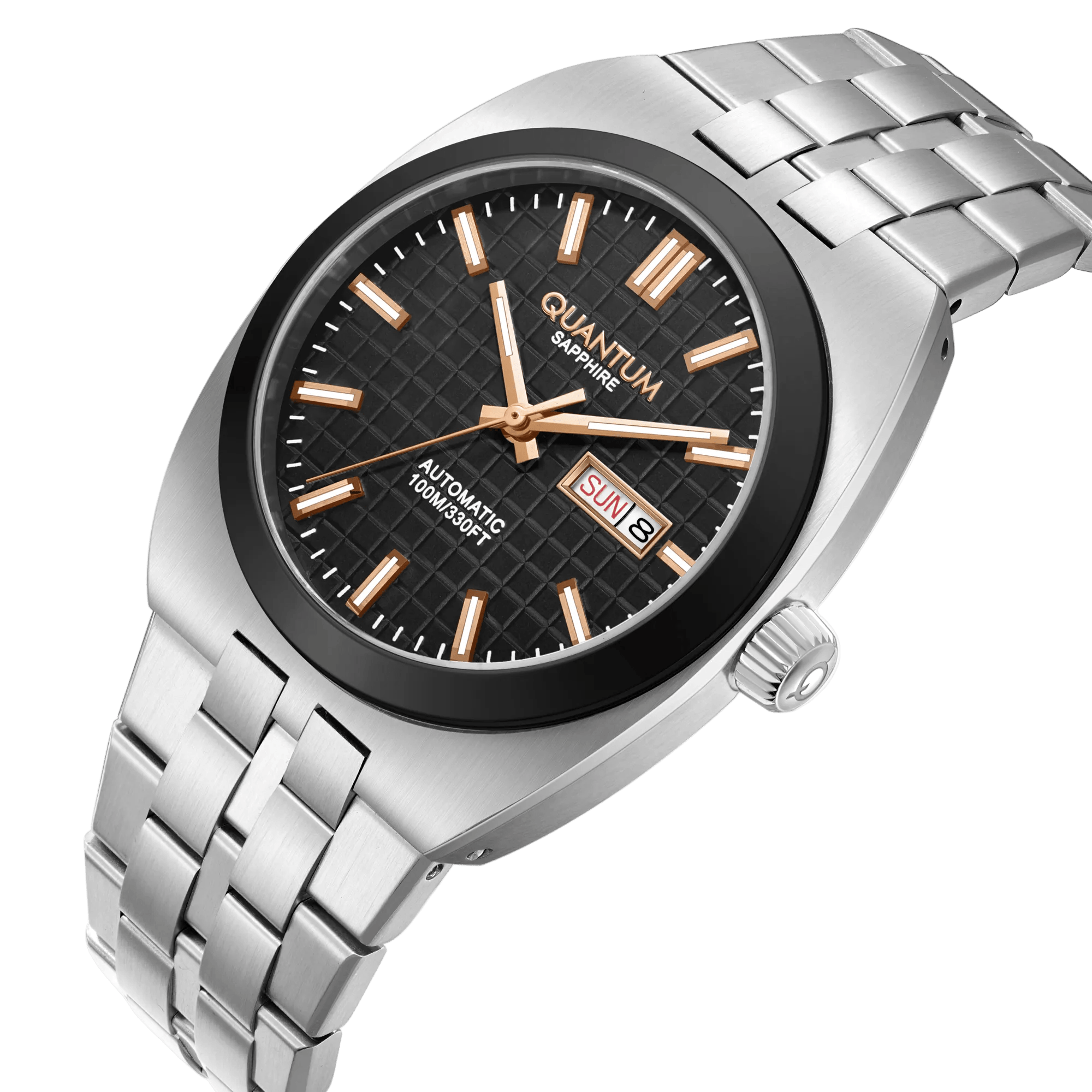 QMG1256 Navy Silver - Quantum Türkiye #Dial color_Black|Case color_Silver